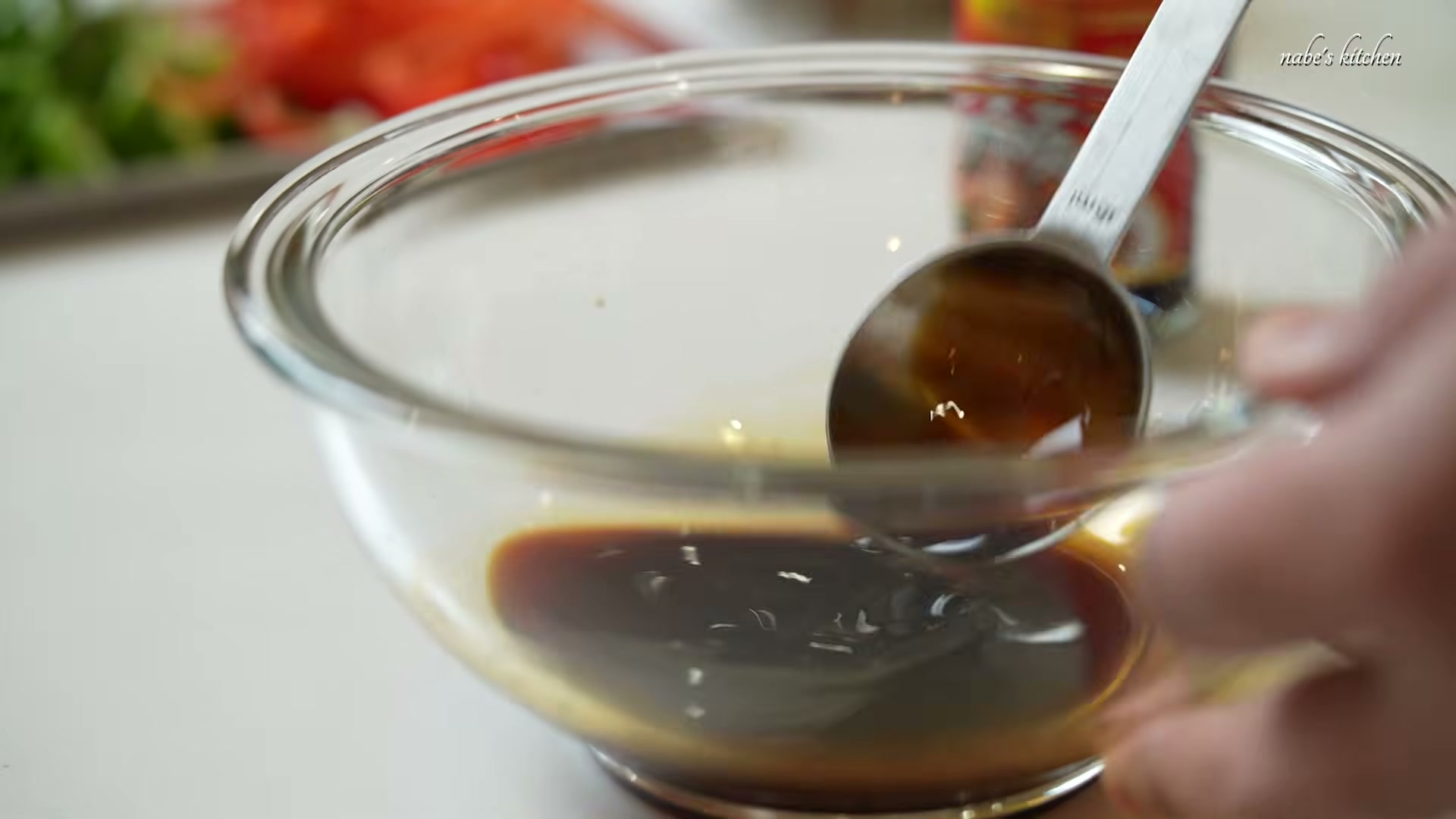 手順5:砂糖・料理酒・醤油・オイスターソースを混ぜ、合わせ調味料を作る